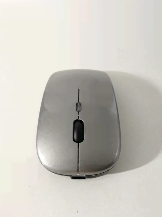 Беспроводная оптическая заряжаемая мышка Bluetooth CBA100 серая