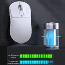 Мышь игровая беспроводная Attack Shark X3 компьютерная Bluetooth + 2.4Ghz usb + проводная мышка для компьютера gaming game wireless mouse белая
