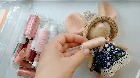 Шью ушастую мышку из флиса | Мягкие игрушки своими руками
