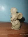 Мышка, резина или пластмасса, плотная, СССР, фигурка, игрушка
