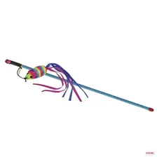Игрушка-дразнилка для кошек Мышка разноцветная, 70/500мм, 1шт