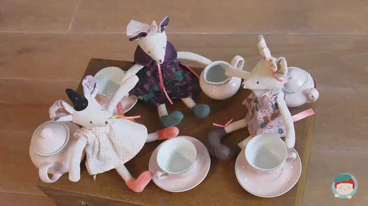 Little mice soft toys Il était une fois from Moulin Roty on Jeujouet.co.uk