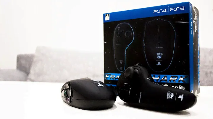 МЫШКА ДЛЯ PS4 SplitFish FragFX Shark РАСПАКОВКА