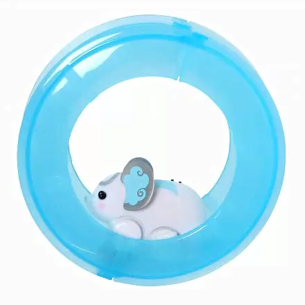 Интерактивная игрушка Little Live Pets - Мышка в колесе, белая-0