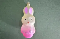 Елочная игрушка из набора Теремок "Мышь мышка". Стекло. Матовая. МПО Иней. СССР.
