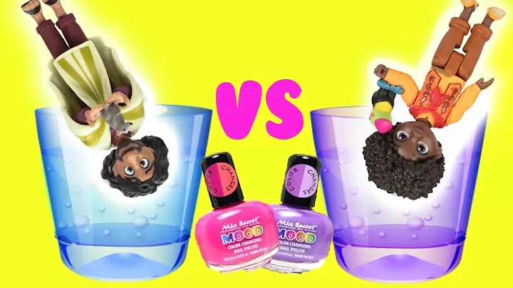 Disney Encanto Bruno and Antonio Dolls Color Change Transformation with Nail Polish