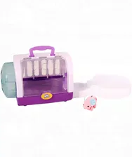 Интерактивная мышка Moose Little Live Pets с домиком розовая